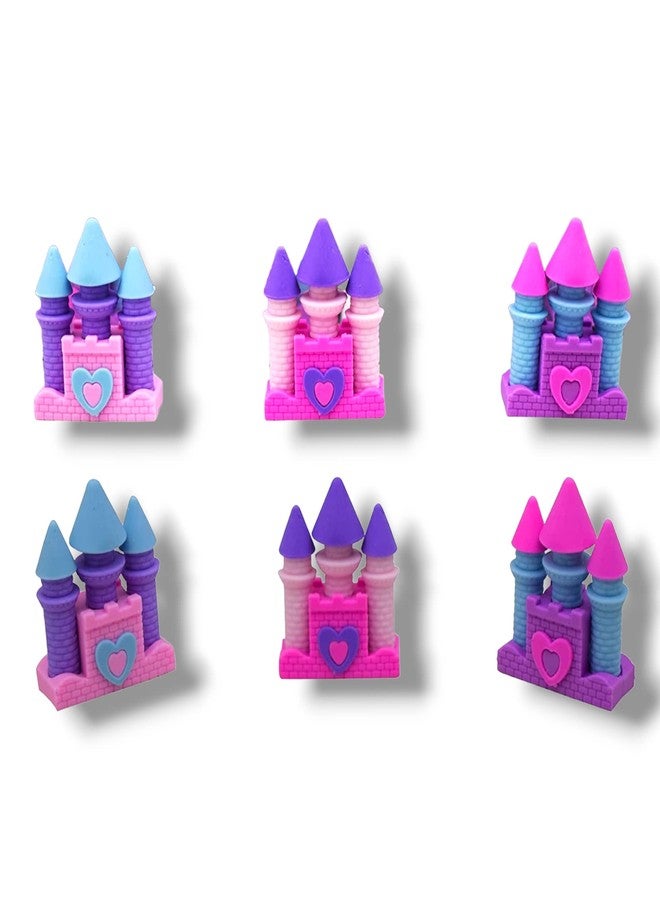 SAMVARDHAN 3D Castle Design Shape Erasers for Kids/Girls Birthday Return Gifts (12) - Image 3